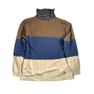 Vintage Merona Rugby Polo Shirt Striped 90s Preppy Men’s Size Large